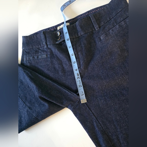 By Anthropologie The Essential Slim Cropped Pants 6 - Picture 8 of 9